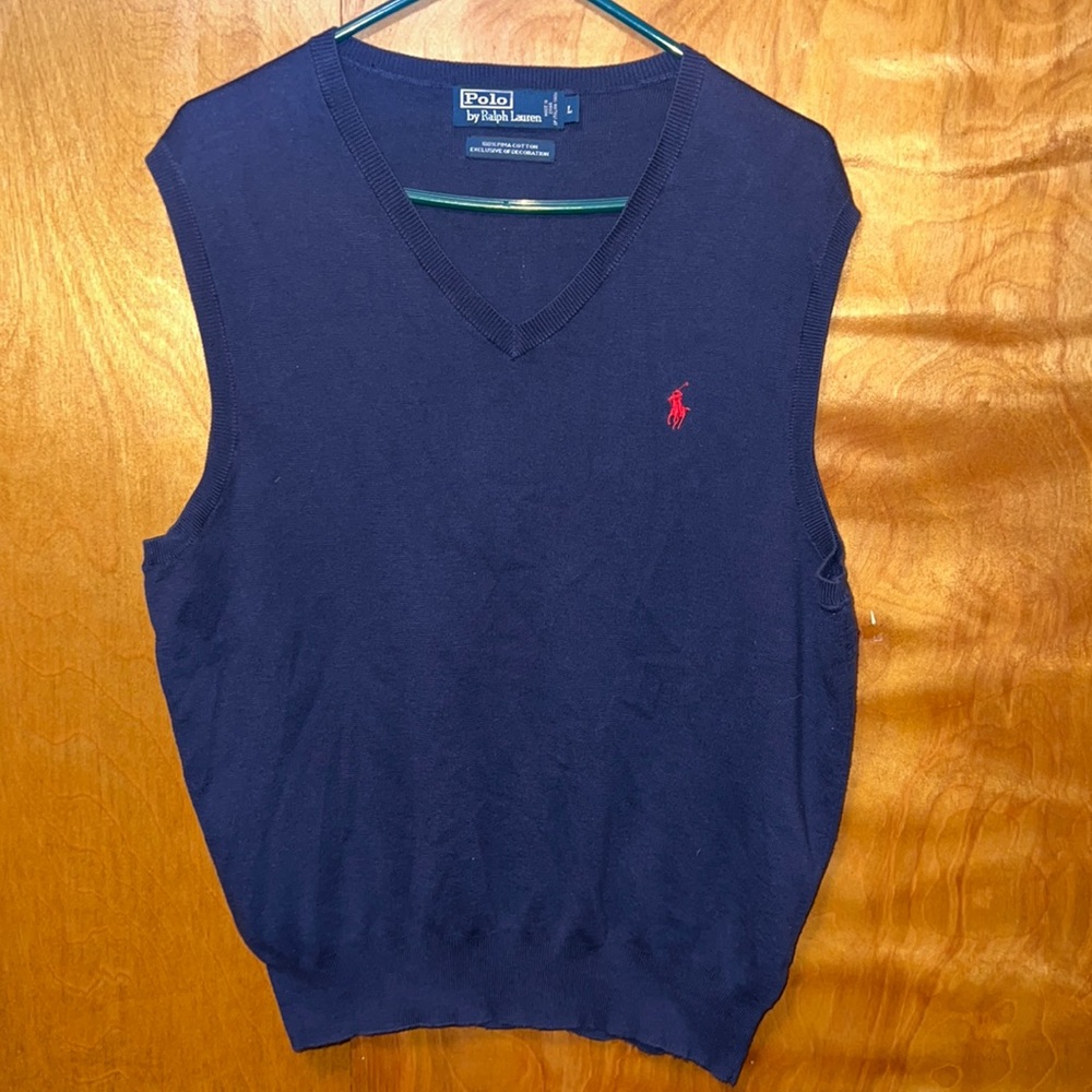 Polo Ralph Lauren Sweater Vest 100% PIMA COTTON